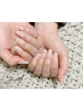 〖新規/オフ無料〗上品に指先を綺麗に カラーグラデ・ラメグラ